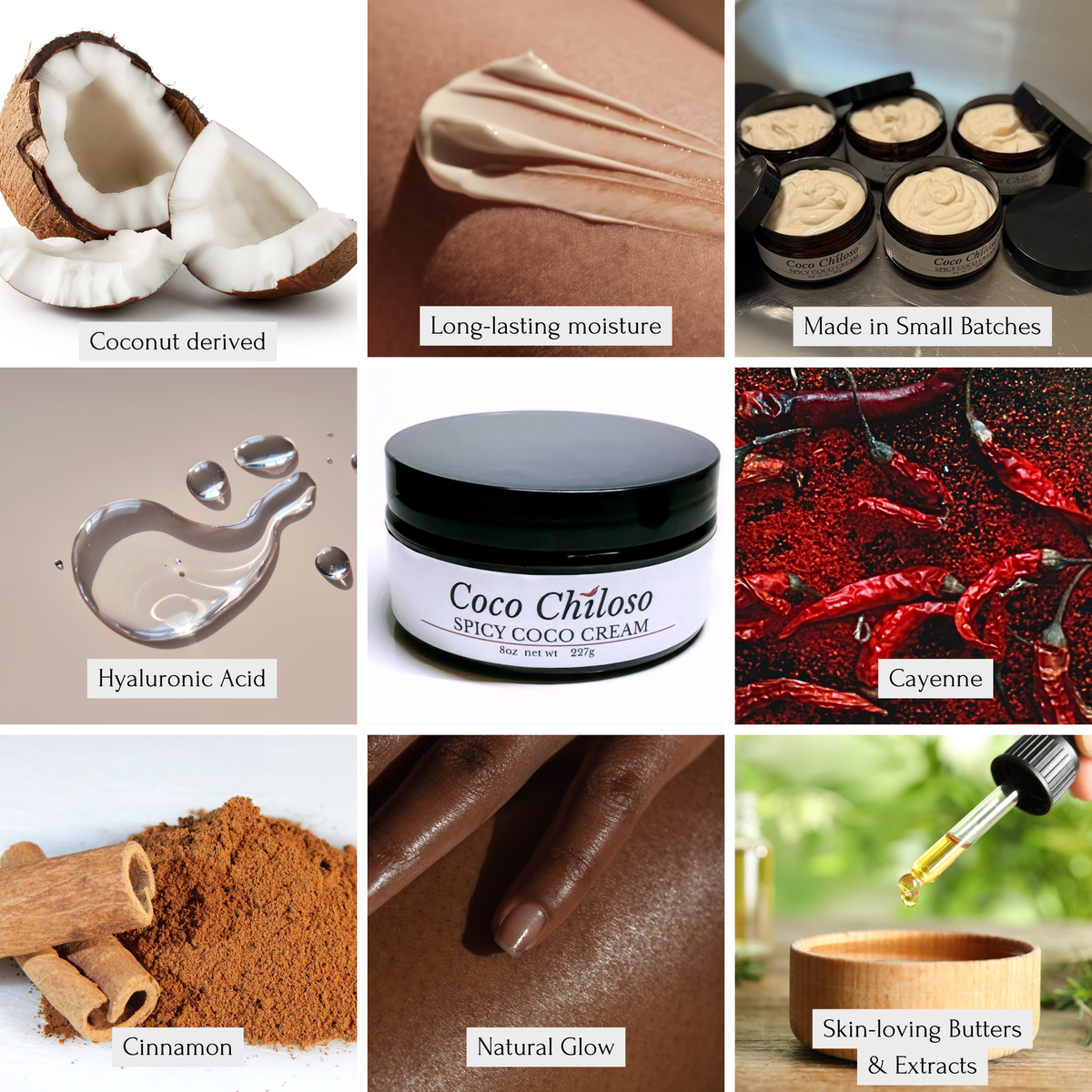 Spicy Coco Cream Ingredients