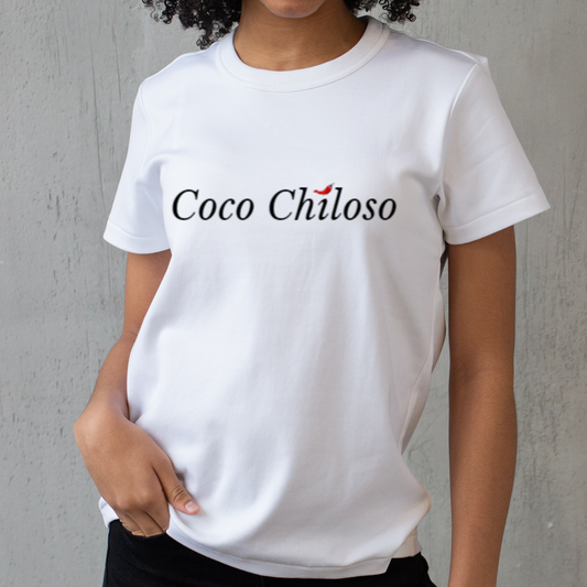 Lady in White Coco Chiloso Tee