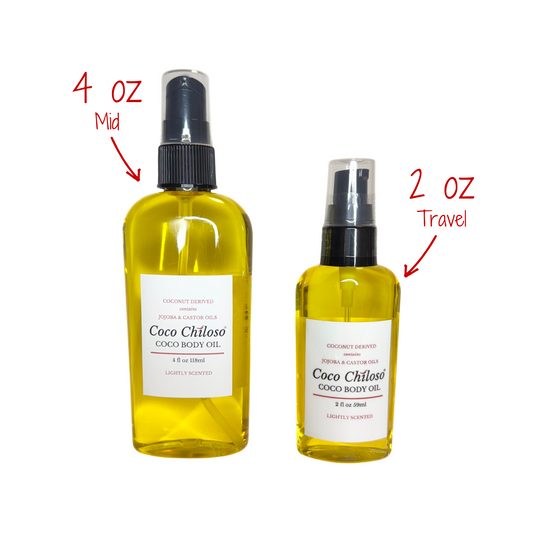 Coco Chiloso Body Oil 2oz & 4oz