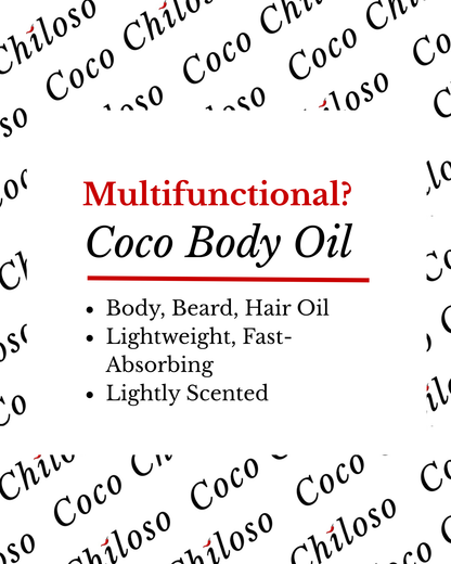 Coco Body Oil Infographic