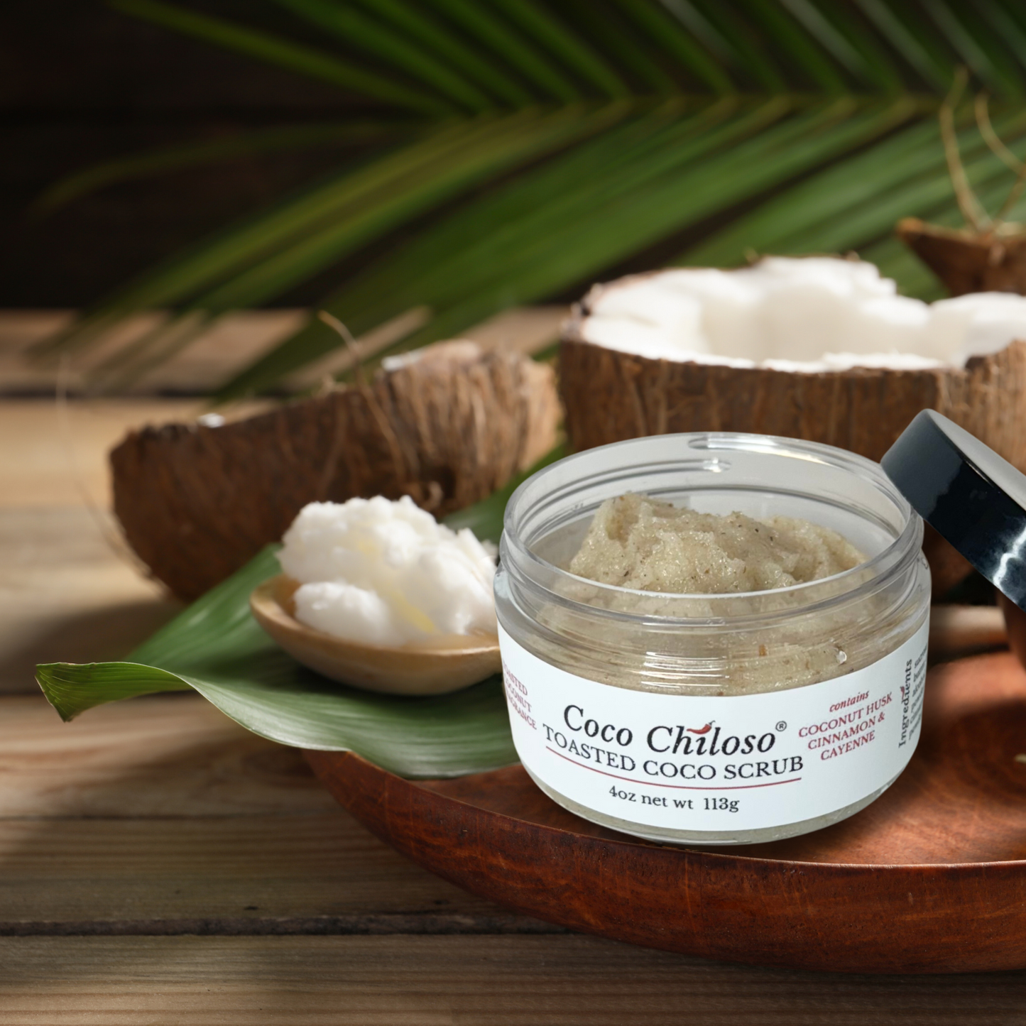 Toasted Coco Scrub and Coconut